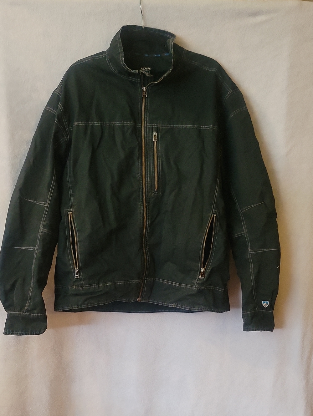 Kuhl Dark Green Lightweight Zip Jacket